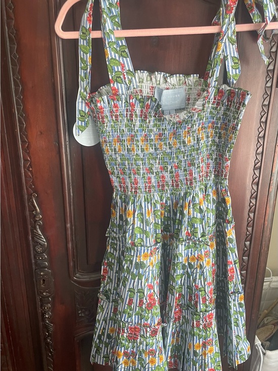 Hill House Dresses & Skirts - Hill House Home Ribbon Charlotte Nap Dress Geranium Stripe - Med NWT